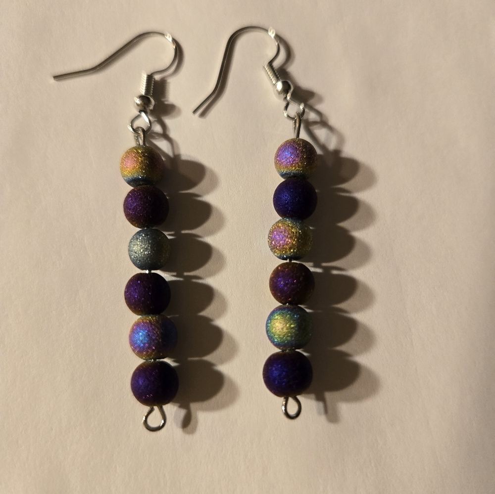 Hand crafted beaded earrings